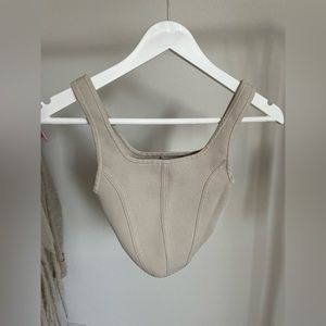Size XXS Aritzia Sculpt Knit Bustier Tank